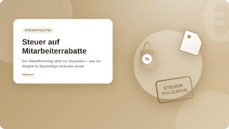 Symbolbild Einkaufswagen und Steuerformular
